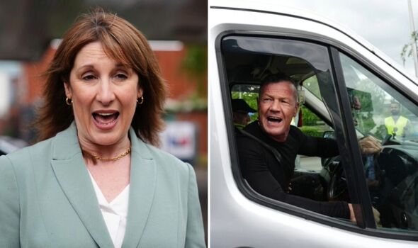Moment Rachel Reeves is heckled at petrol station - 'You're ruining the ...