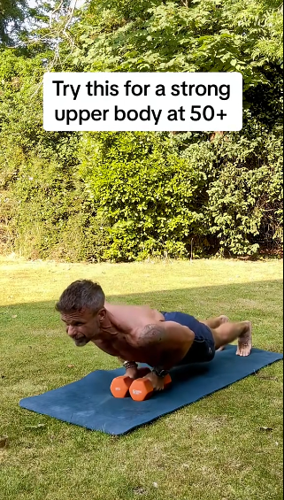 The at home chest workout helping adults stay strong