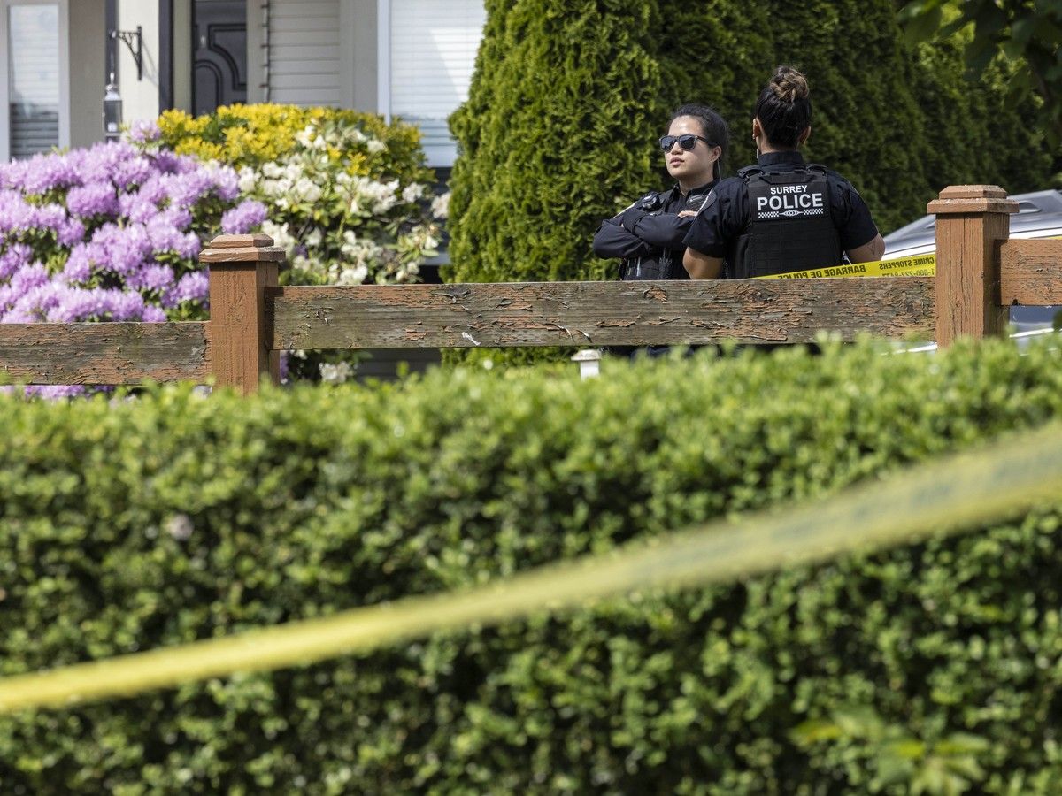 Surrey home targeted in extortion-related shooting