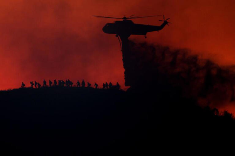 Containment grows on Sandy fire, other SoCal blazes. But shifting winds ...