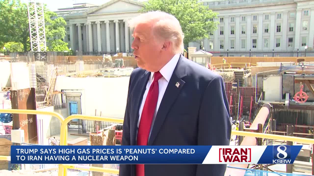 Trump calls high gas prices 'peanuts' amid Iran war, says, 'You want to ...