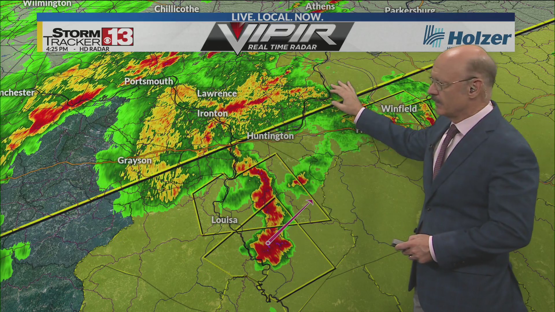 Severe thunderstorms in the region with more rain to come Wed 5/20/26