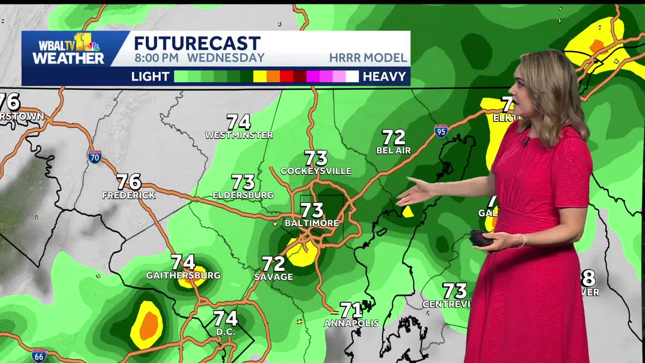 4 PM weather: Thunderstorms this evening