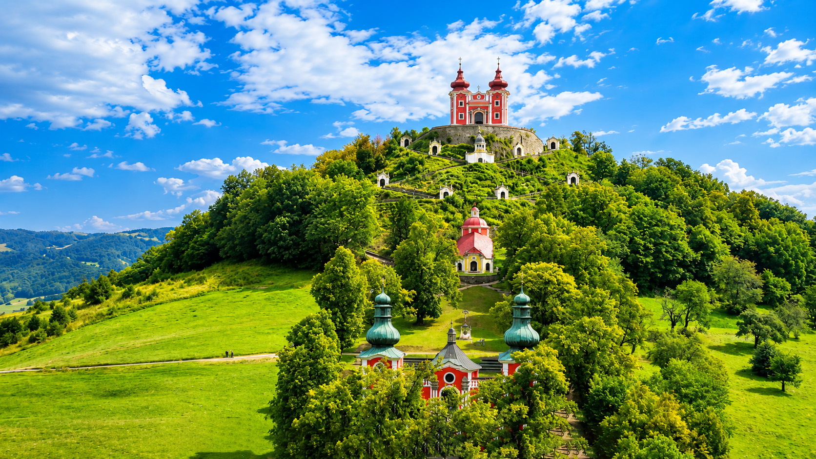 Banská Štiavnica’s medieval church watching over the old town