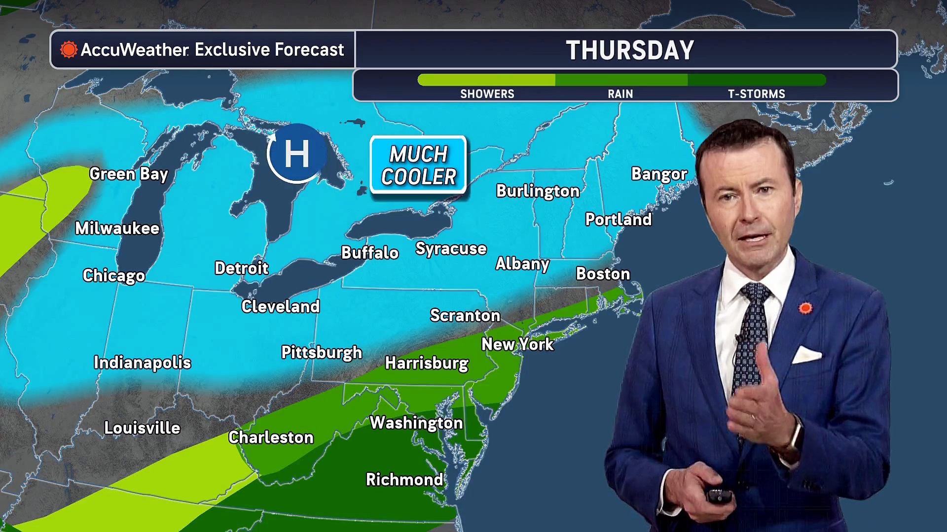 Cooler weather in the Northeast for Memorial Day weekend