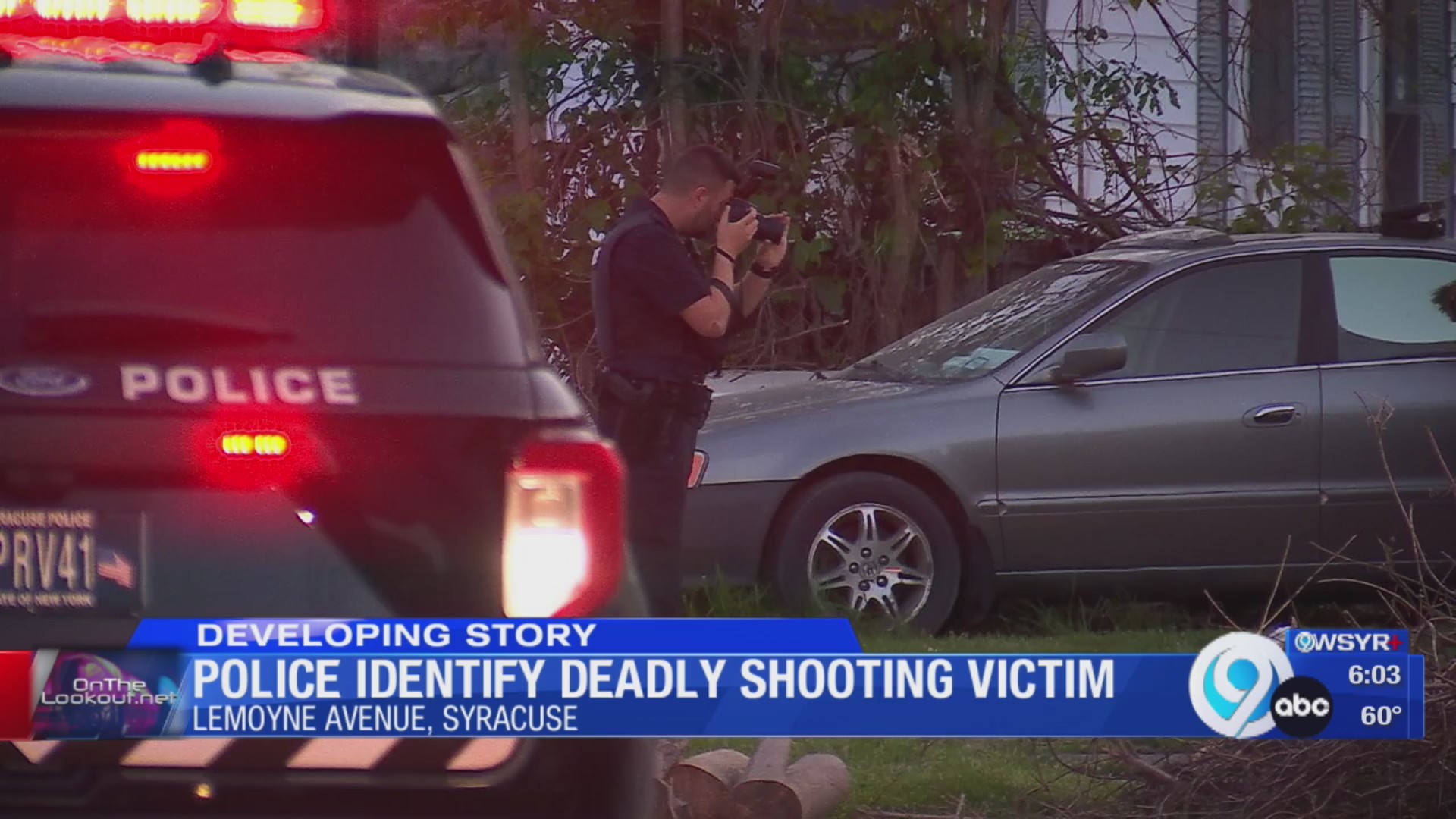 Syracuse police ID man killed in Lemoyne Avenue shooting