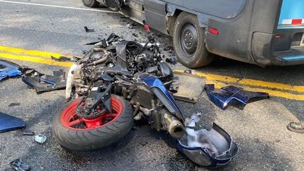 Person flown to hospital after Bel Air crash involving motorcycle