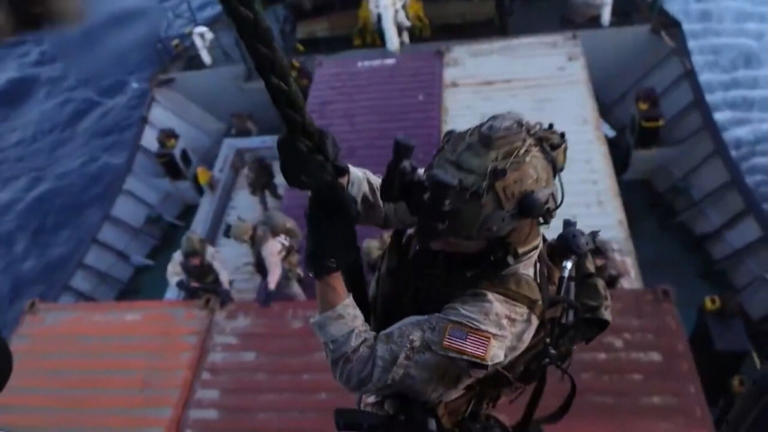 US Marines intercept Iranian-flagged oil tanker in Gulf of Oman