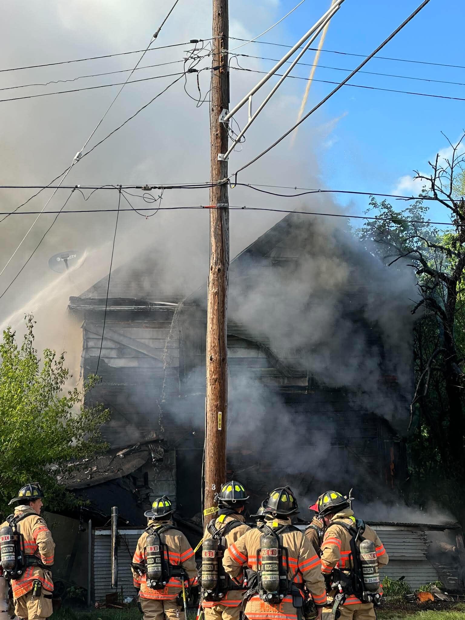 Rockford firefighter hurt while battling blaze at home on Andrews Street