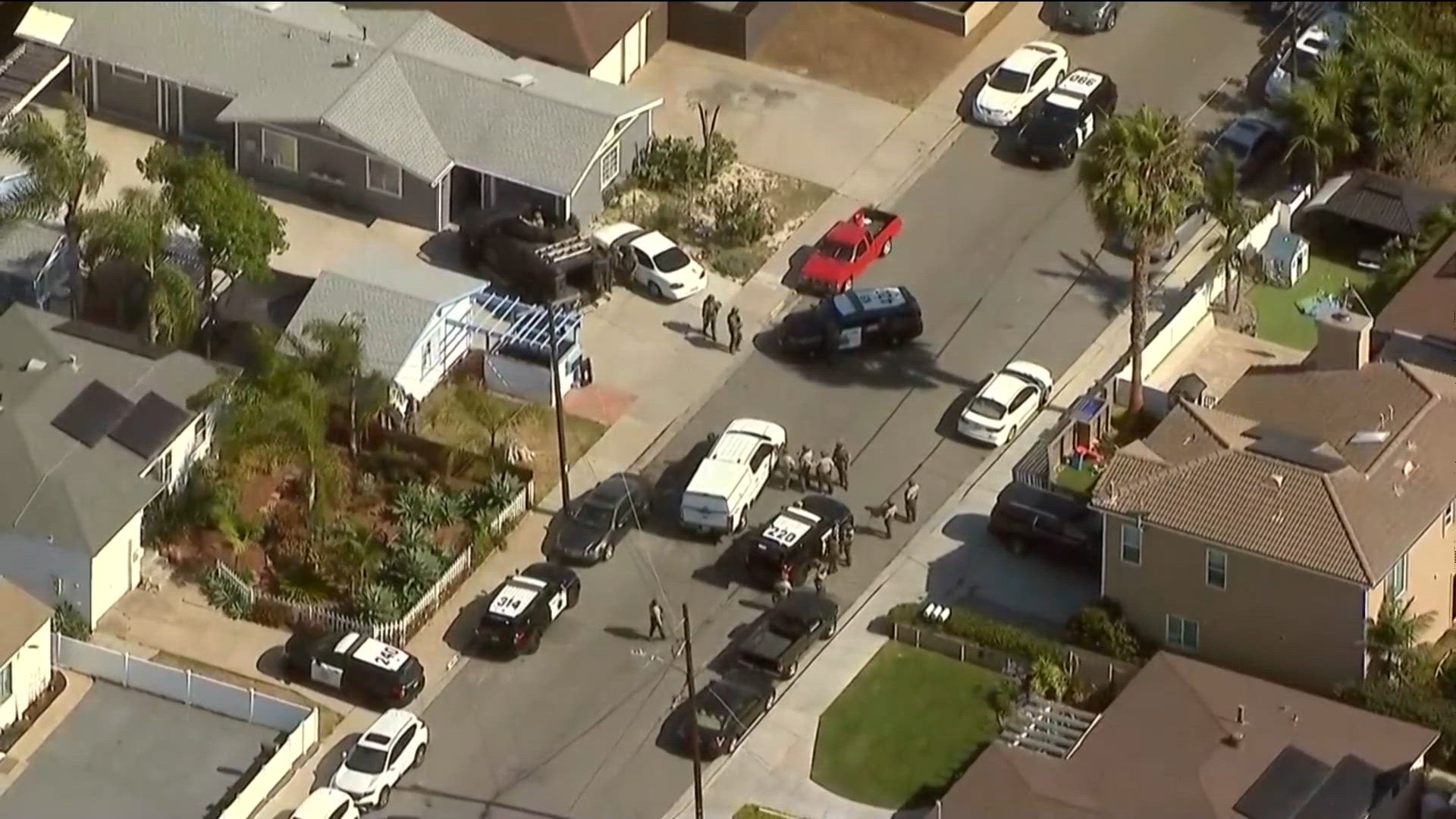 SWAT standoff underway at Imperial Beach following call of residential ...