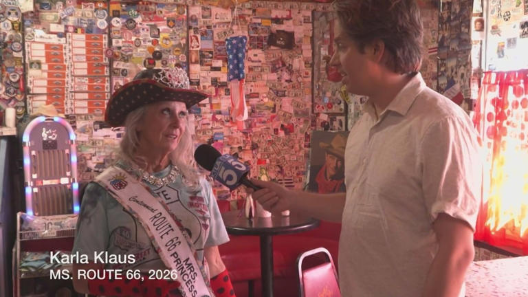 Route 66 travelers make pilgrimage to this famous desert oasis cafe