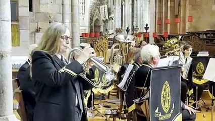 Kate Lock played a solo during the Crediton Town Band concert, video ...