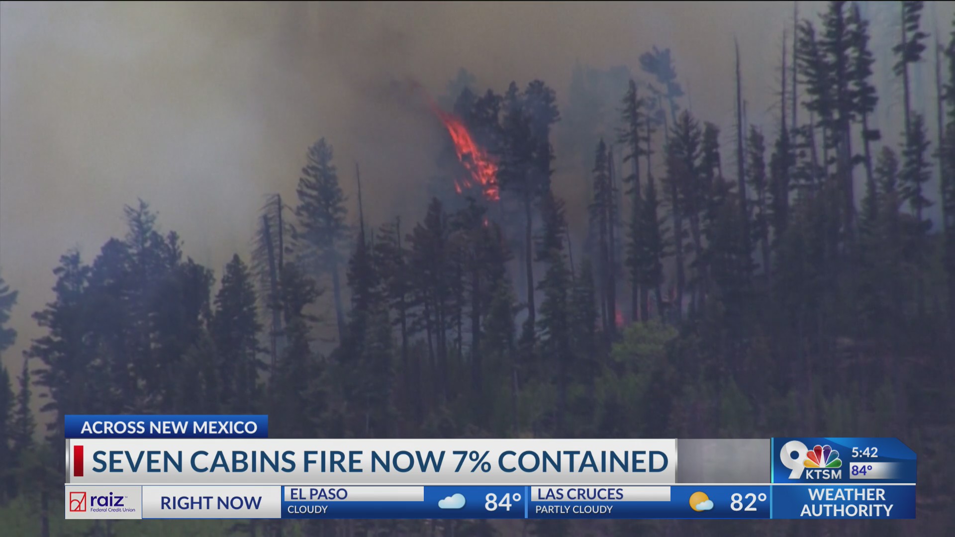 Seven Cabins fire 7% contained, mop-up operations continue
