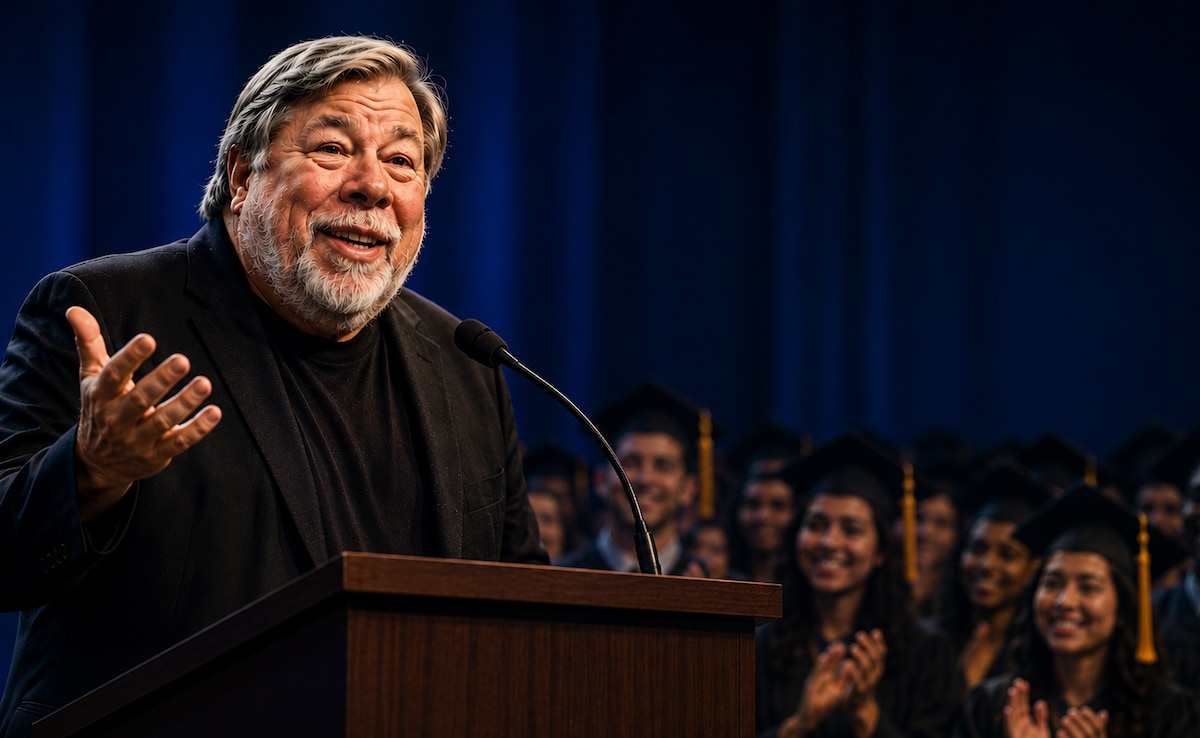 Why students cheered Apple co-founder's take on AI