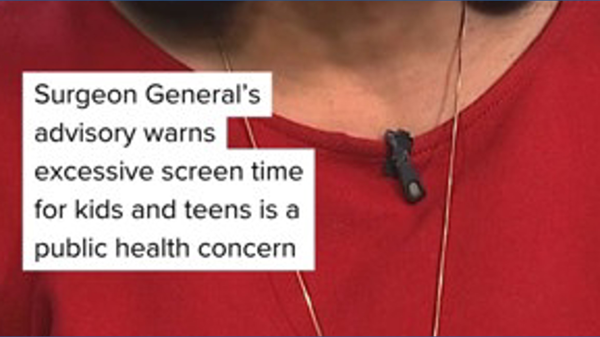 Surgeon general's advisory warns against excessive screen time for kids ...
