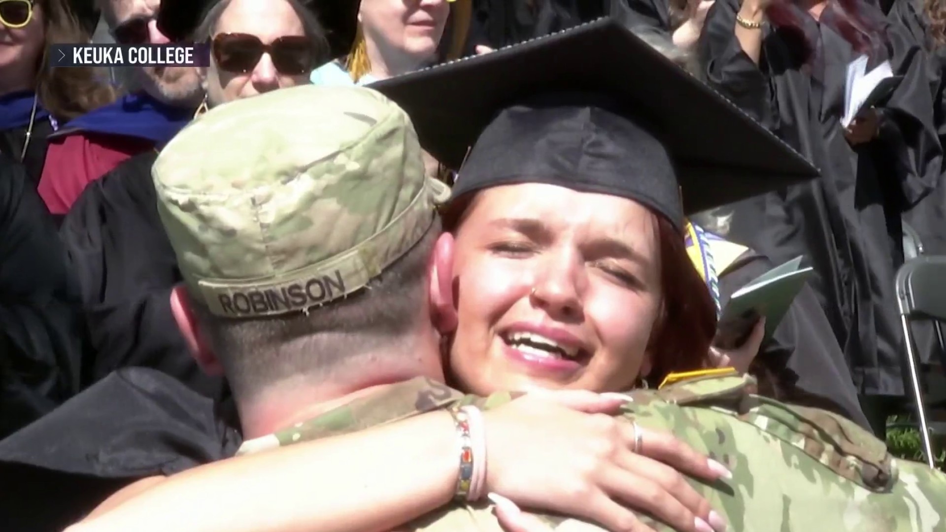 Graduation ceremony surprises reunite military members and loved ones