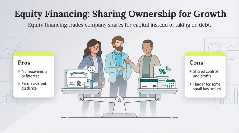 Debt vs. equity financing