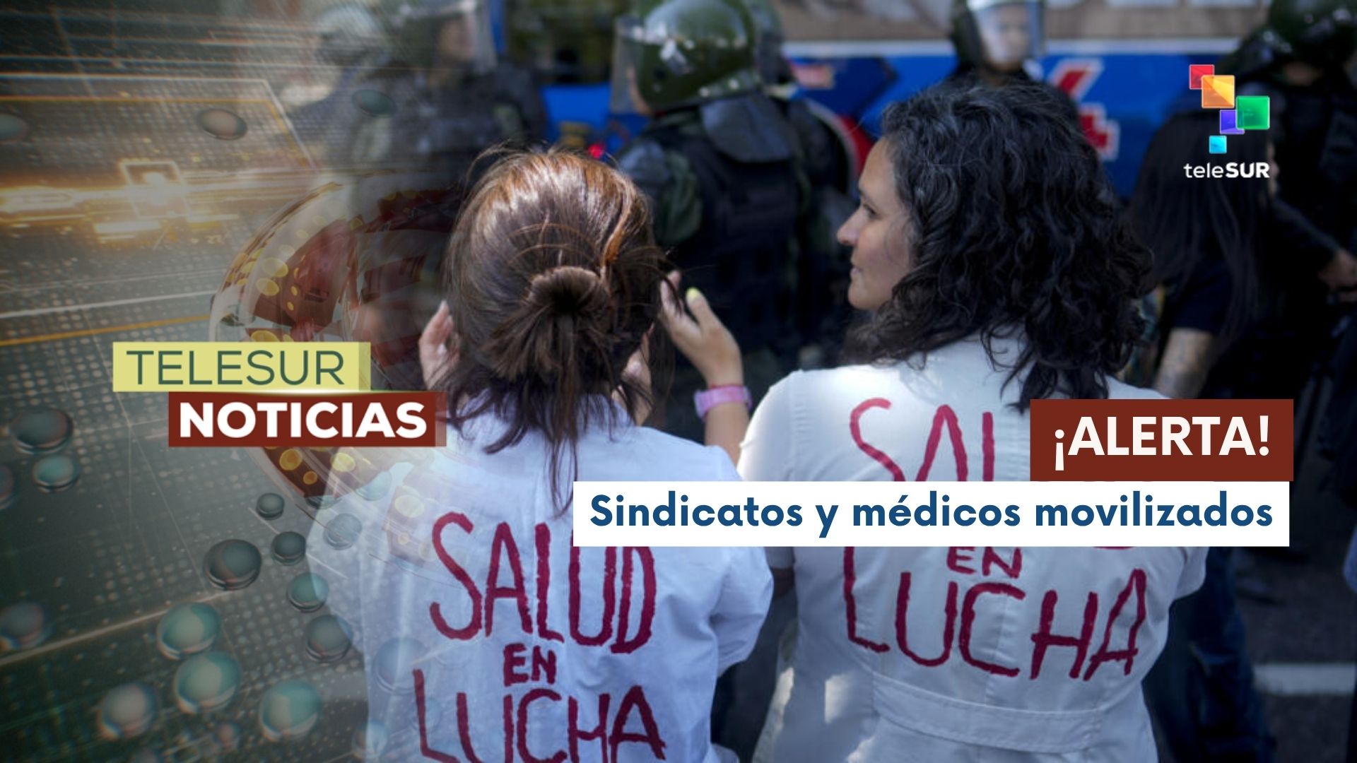Sindicatos y personal médico argentino protestan en defensa de la salud
