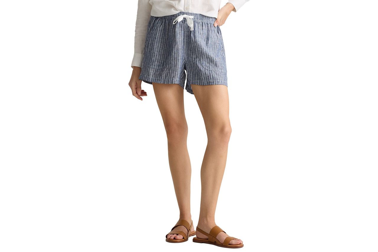 Quince 100% European Linen Shorts