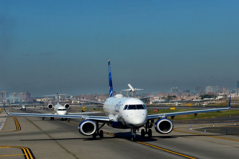 Travel nightmare as thunderstorm causes ground stops at major East