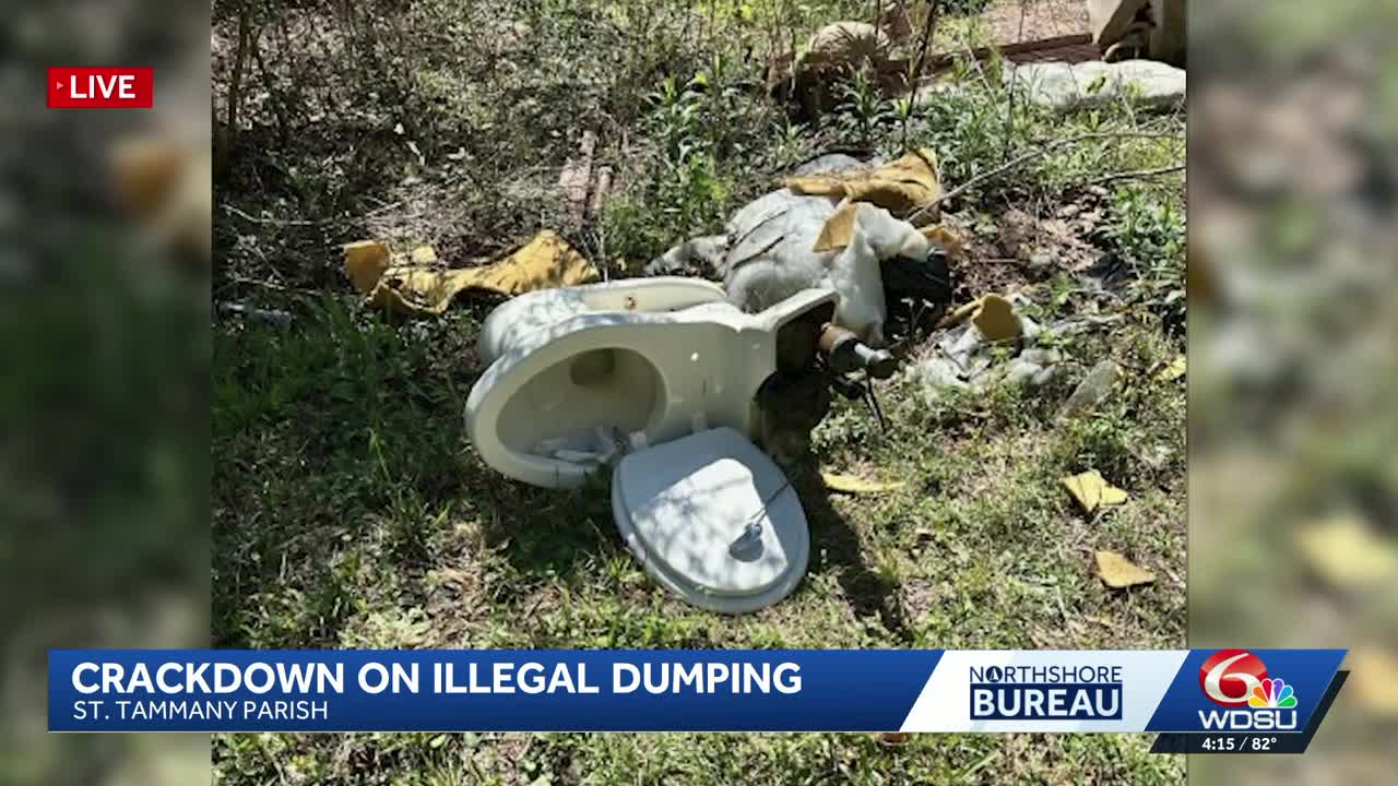 St. Tammany Parish cracking down on illegal dumping with cameras