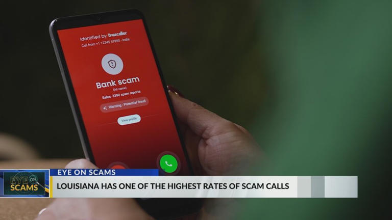 Eye on scams: Louisiana has one of the highest rates of scam calls in ...