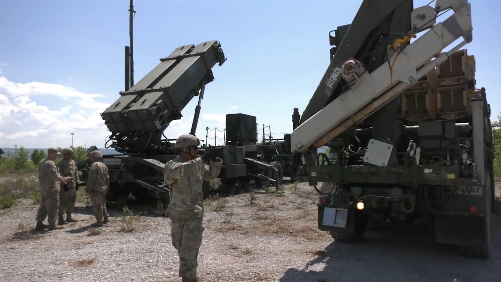 These weapons look impressive - until you see who has to use them