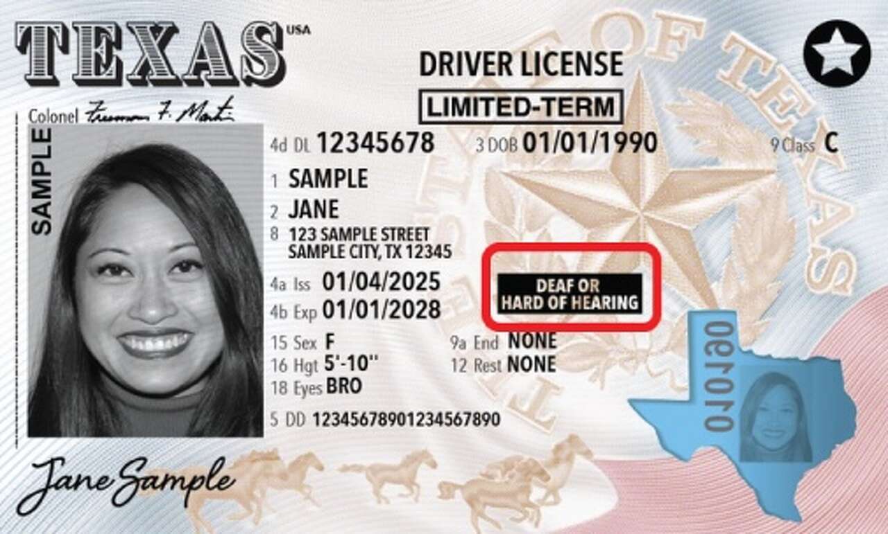 Texas adds new disability, hearing identifier to driver licenses