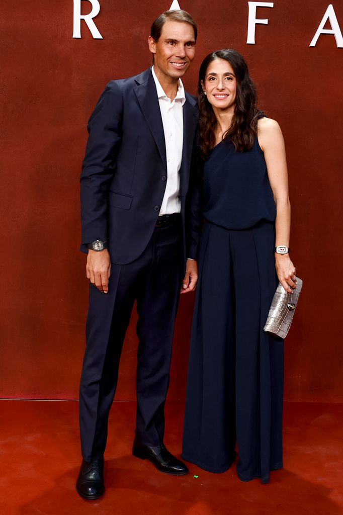 Rafa Nadal, inseparable de Mery Perelló y su hijo Rafa en el estreno de ...