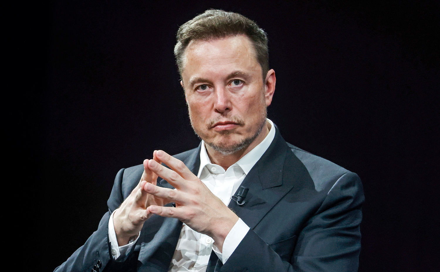 Elon Musk in Paris in 2023. (Chesnot / Getty Images file)