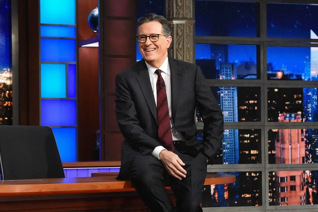 'Fired and festive': 'Late Show' host Stephen Colbert bows out