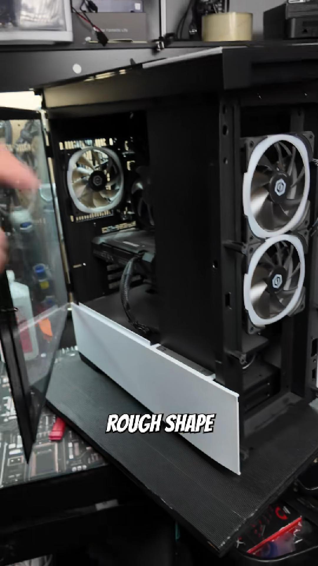 This PC was literally dropped