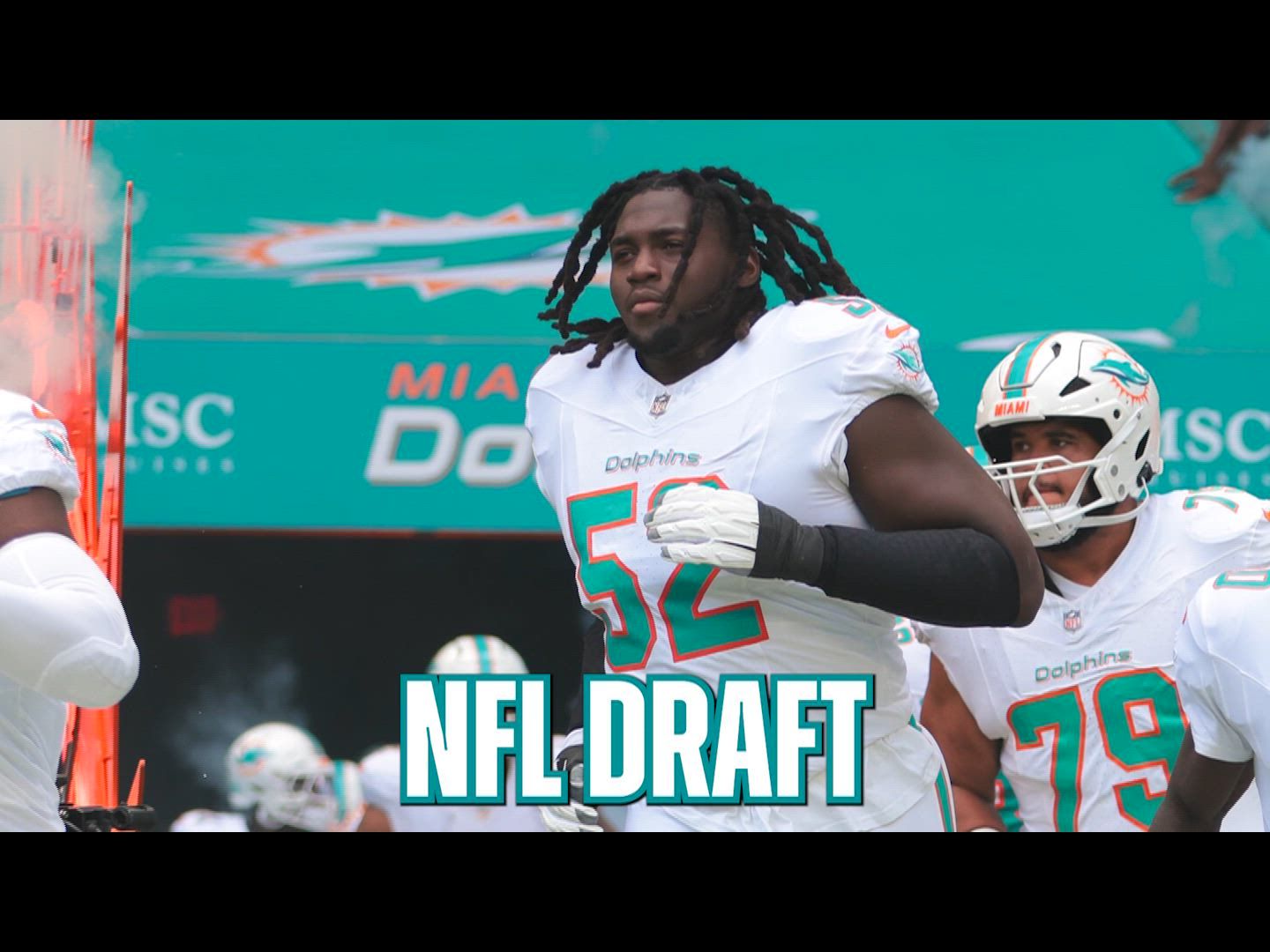 This young Dolphins standout is ready to maul people on the offensive line