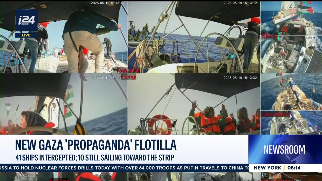 New Gaza 'propaganda' flotilla: 41 ships intercepted; 10 still sailing ...