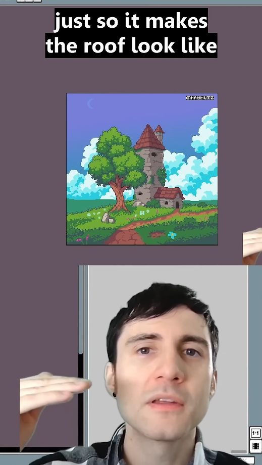 Pixel art edge shading techniques for better depth