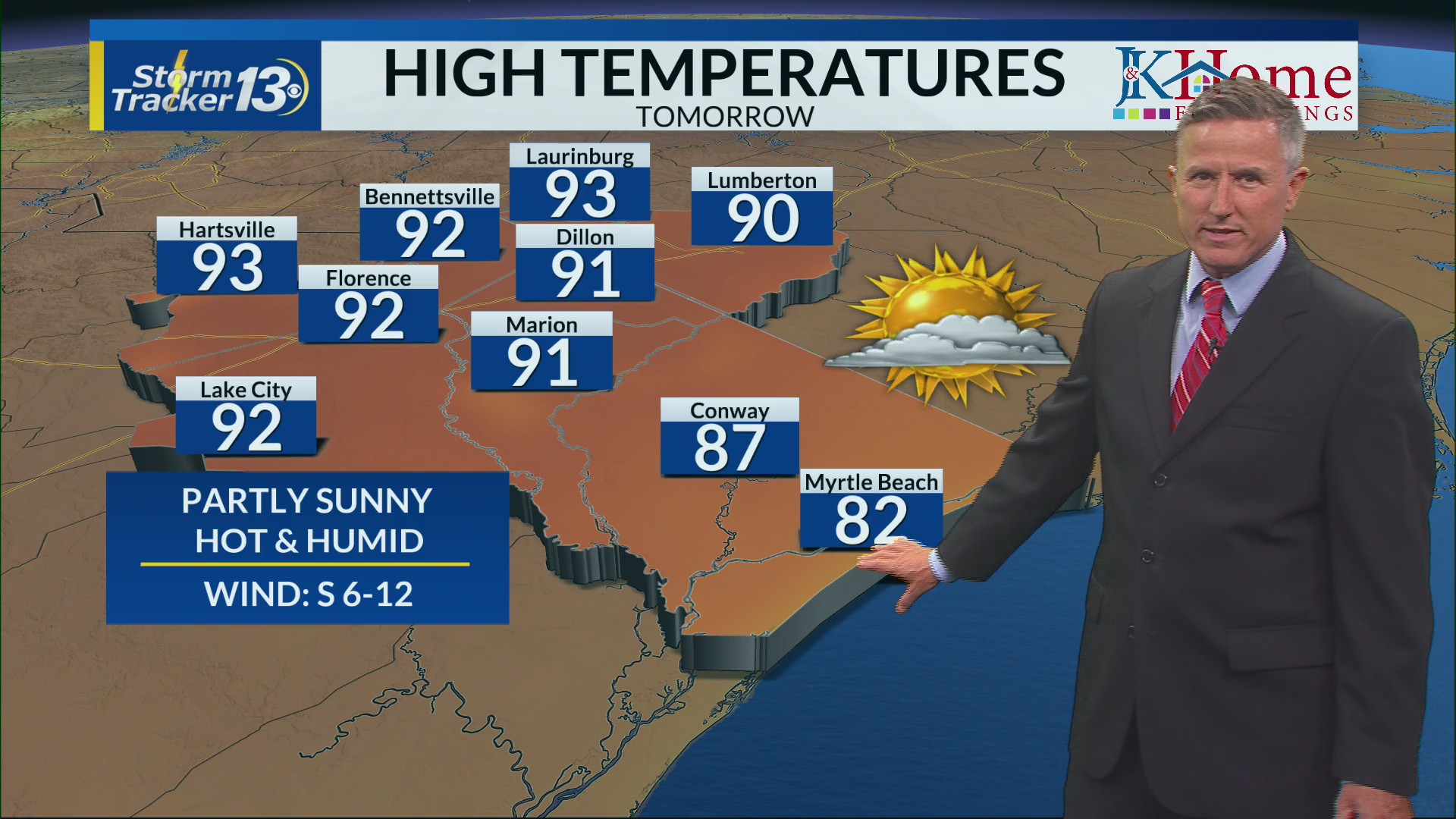 Warm, humid weather continues