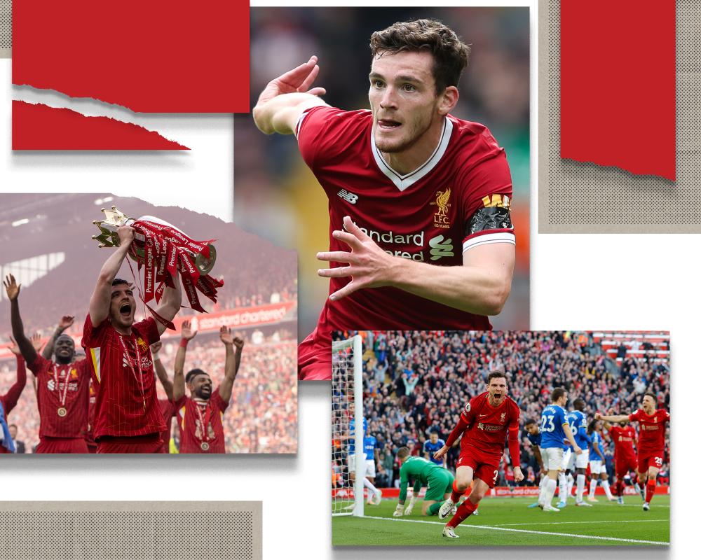 ‘He's one of us': Liverpool fans say goodbye to Andy Robertson