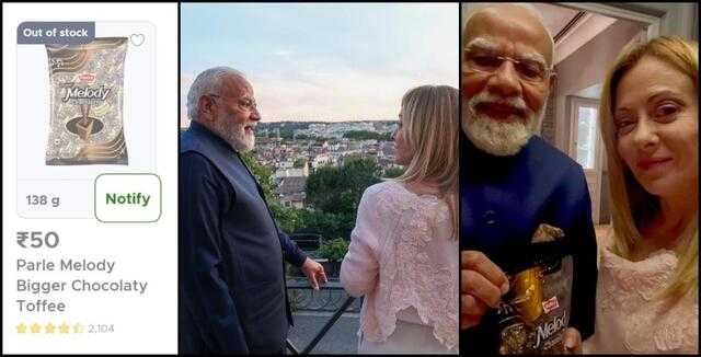 PM Modi's Melody toffee gift to PM Meloni triggers quick-commerce ...