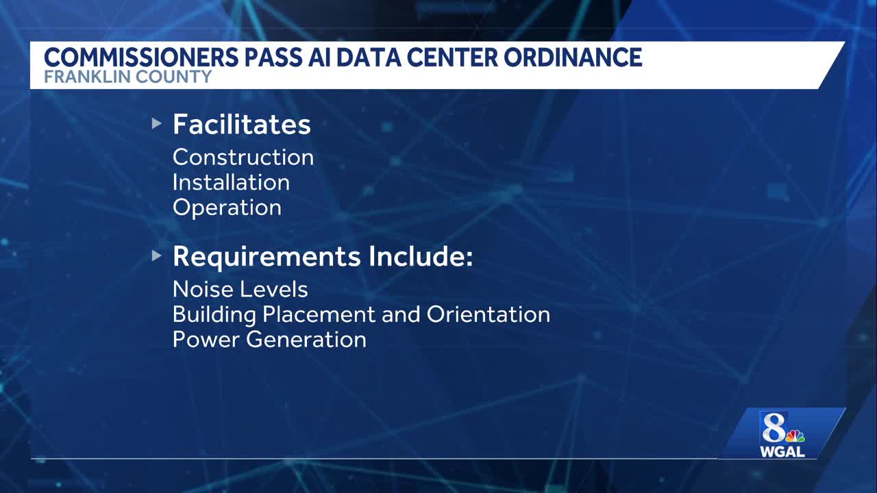 Franklin County passes ordinance to regulate AI data centers