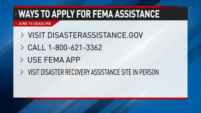 Residents urged to apply for federal flood relief funds as deadline ...