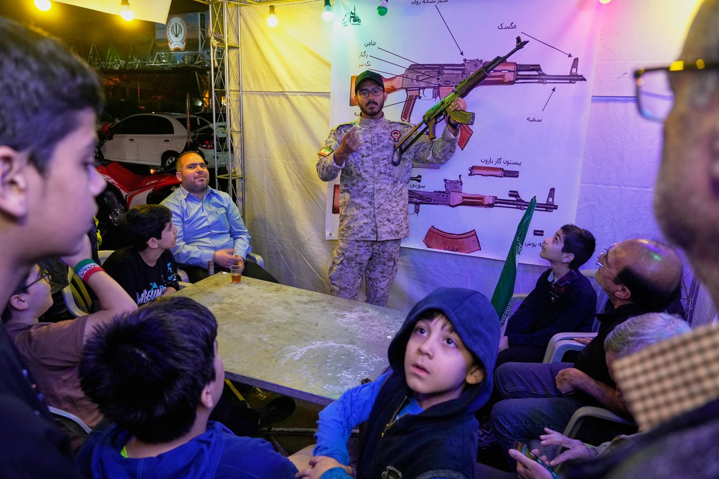 In Iran's capital, weapons demonstrations send a signal at home and ...