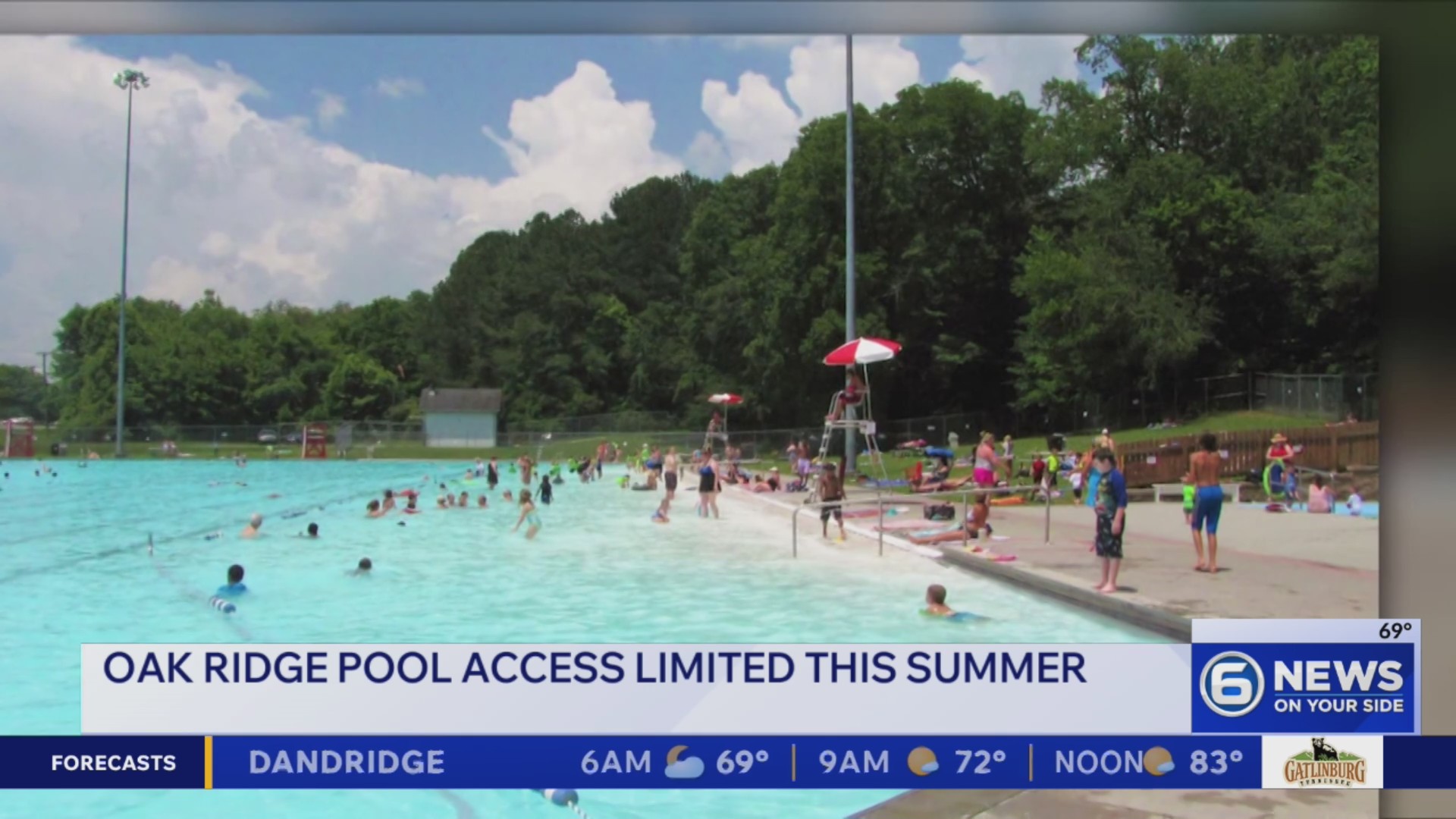 Admission to Oak Ridge pool limited this summer due to paving project