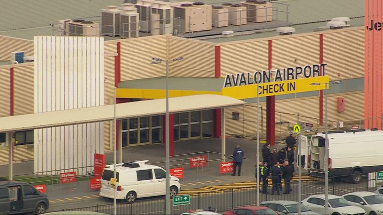 One person was detained during a major police operation involving the bomb squad at Avalon Airport today.
