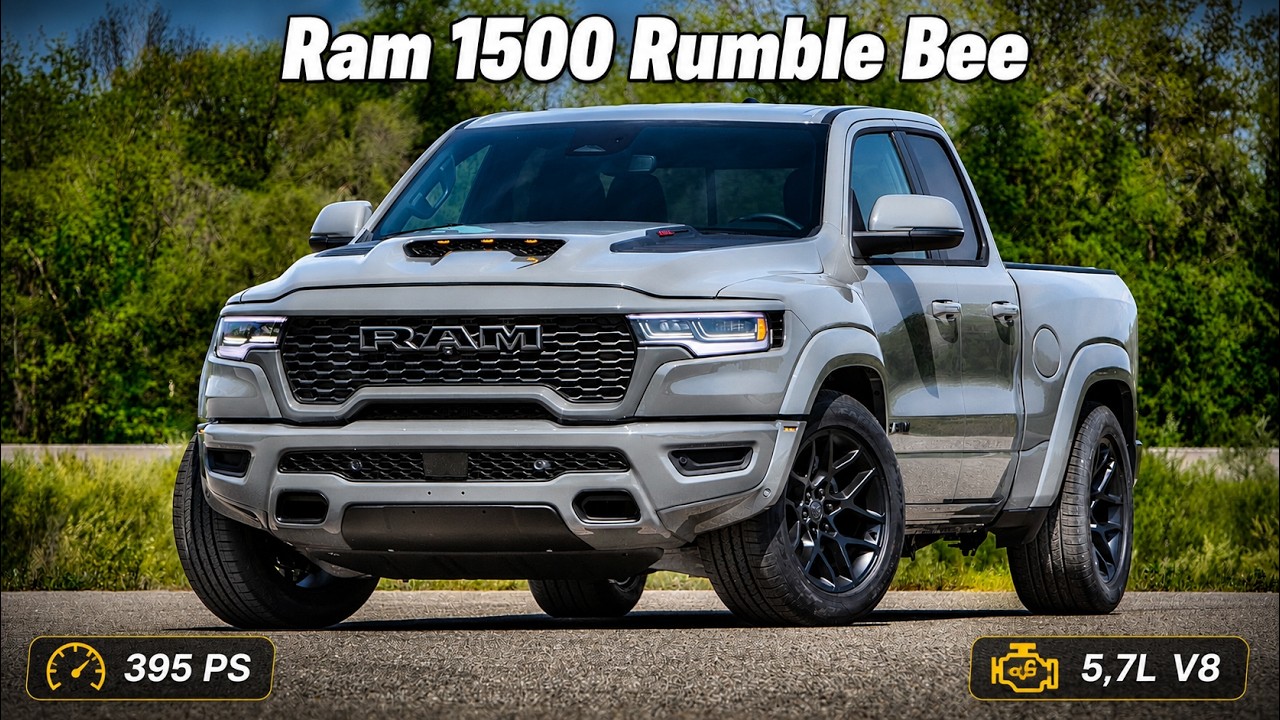 2027 Ram 1500 Rumble Bee: Muskel-Pickup mit 395 PS als SRT10-Pendant