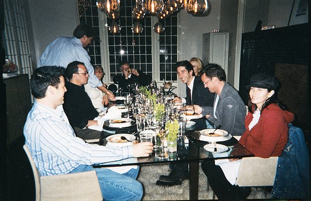Chandler's last supper with Friends: Star's album of wrap party photos ...