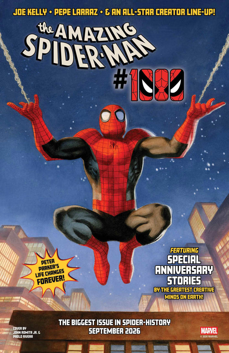 Marvel reveals first look at Spider-Man’s biggest comic issue yet