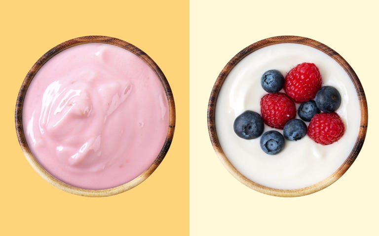 For a healthier sweet treat, blend unflavoured yogurt with frozen berries and a dash of honey
