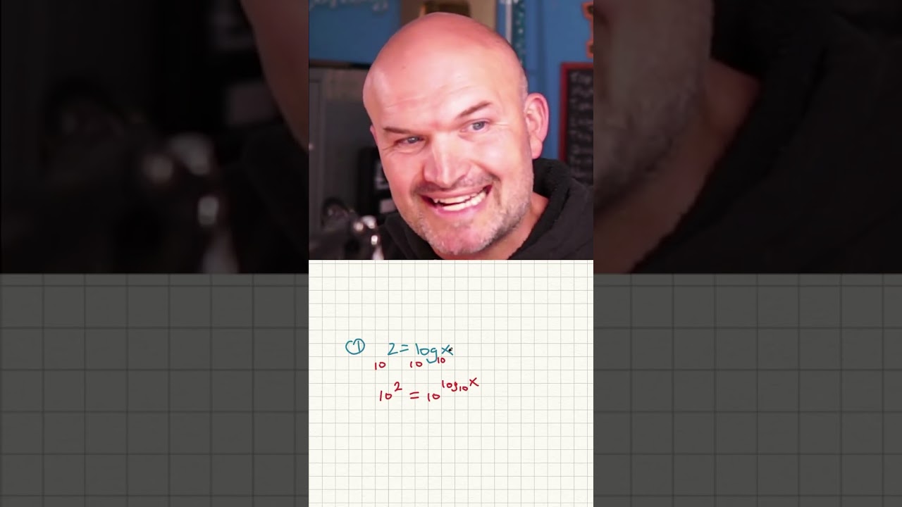 Solving logarithmic equations? (Solve this first)