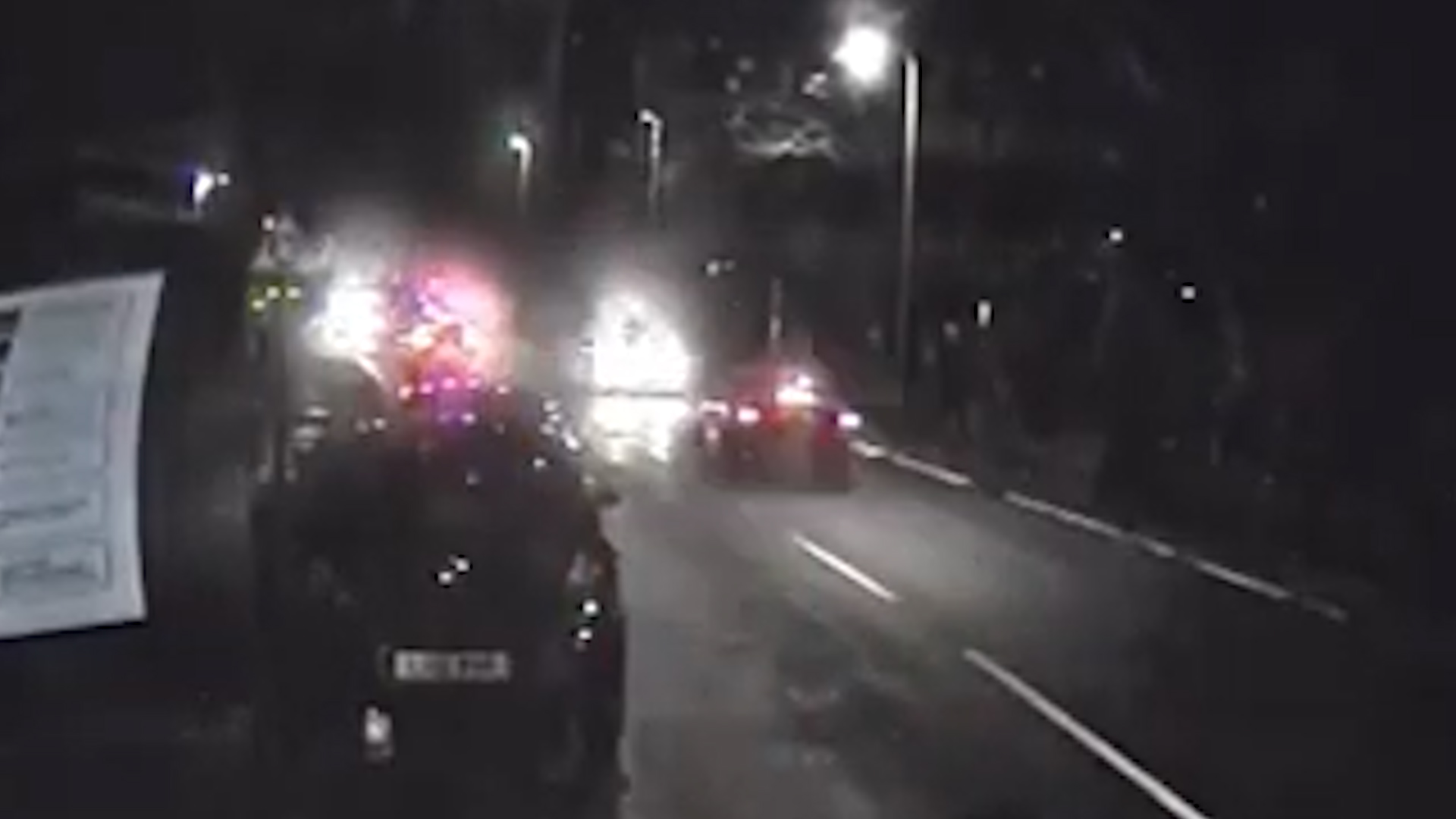 Video shows drug driver speeding on wrong side before fatal crash