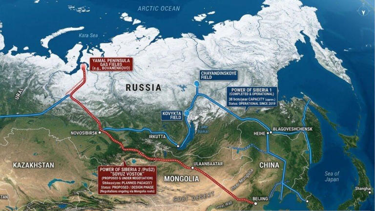Mengenal Power of Siberia 2: pipa gas raksasa China-Rusia yang dibahas ...